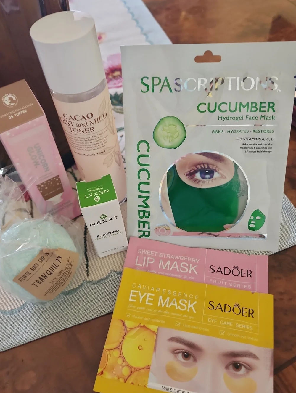 ✨️🧼Self-Care Beauty Bundle Skincare Set w/ Face Masks, Toner, Serum & Bath Bomb